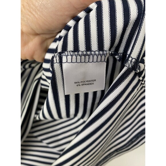 Peter Millar Summer Comfort Golf Polo Shirt Men's XL Blue Striped Short Sleeve - Picture 10 of 13